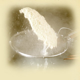 ラーメンの麺